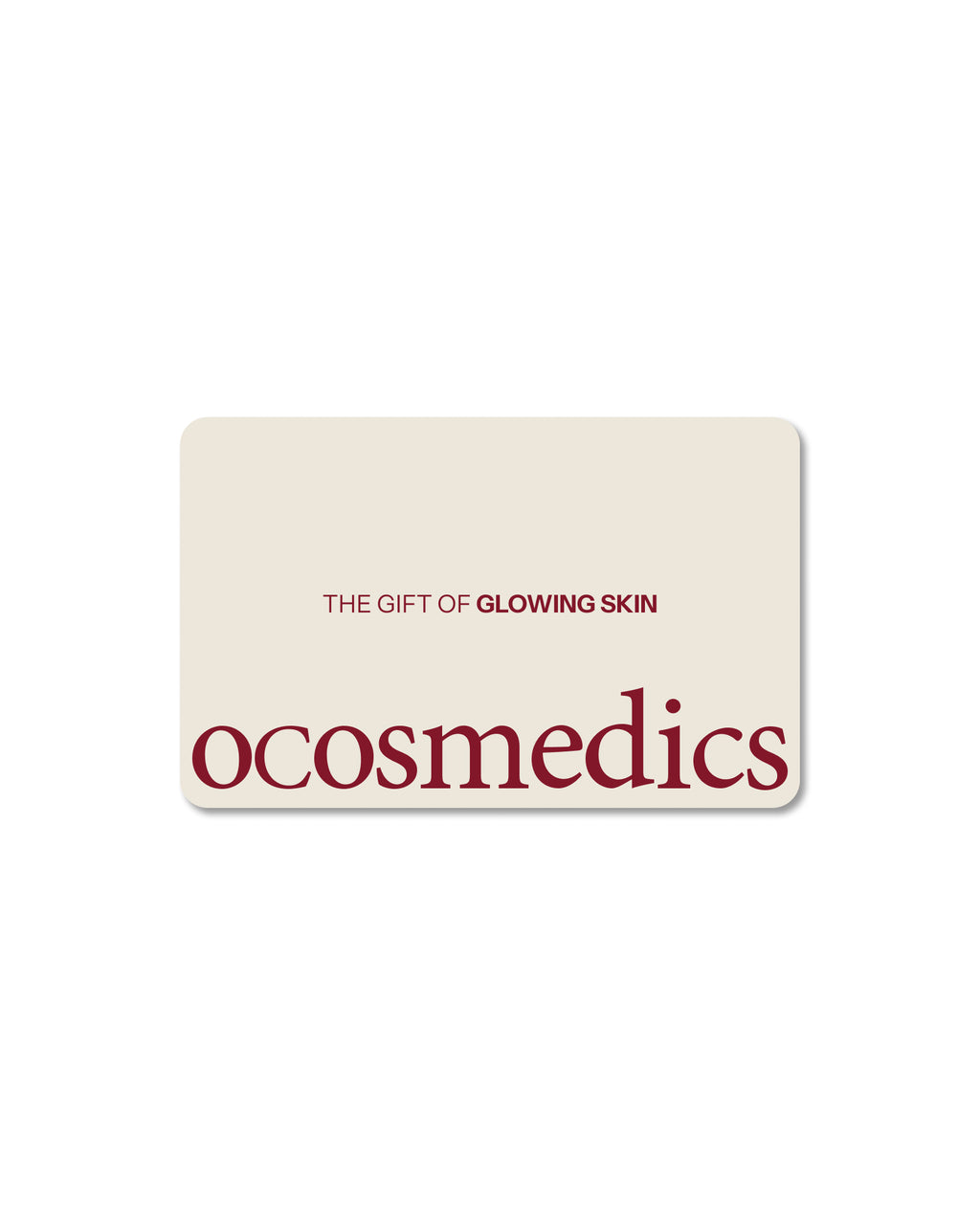 Gift Card - The Gift Of Glowing Skin (Sand)