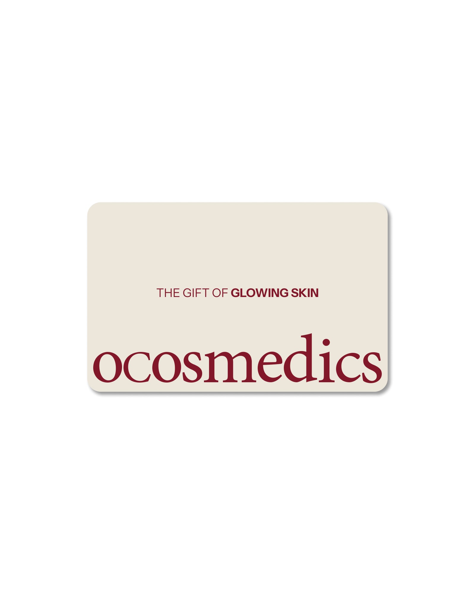 Gift Card - The Gift Of Glowing Skin (Sand)