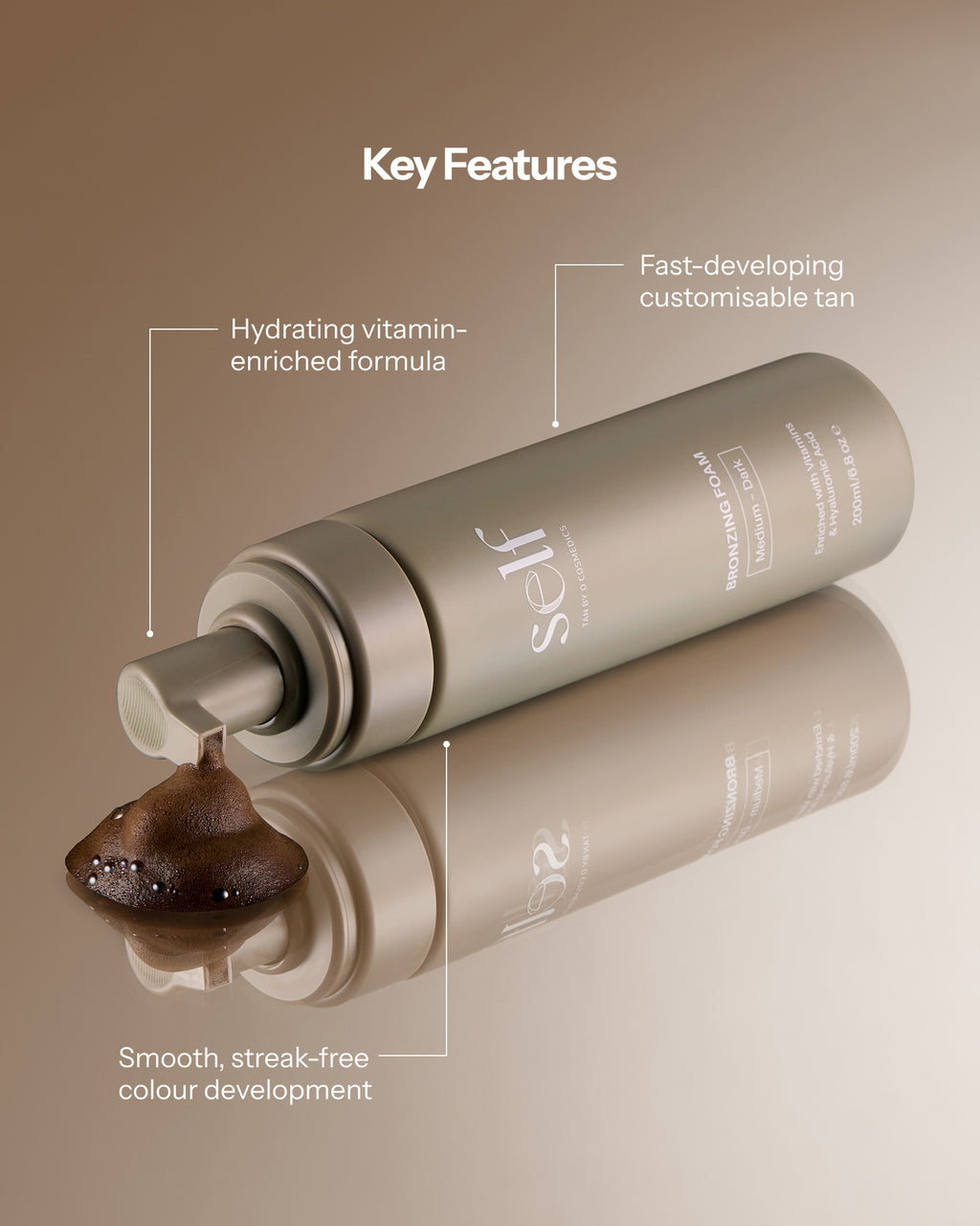 Medium-Dark Bronzing Foam