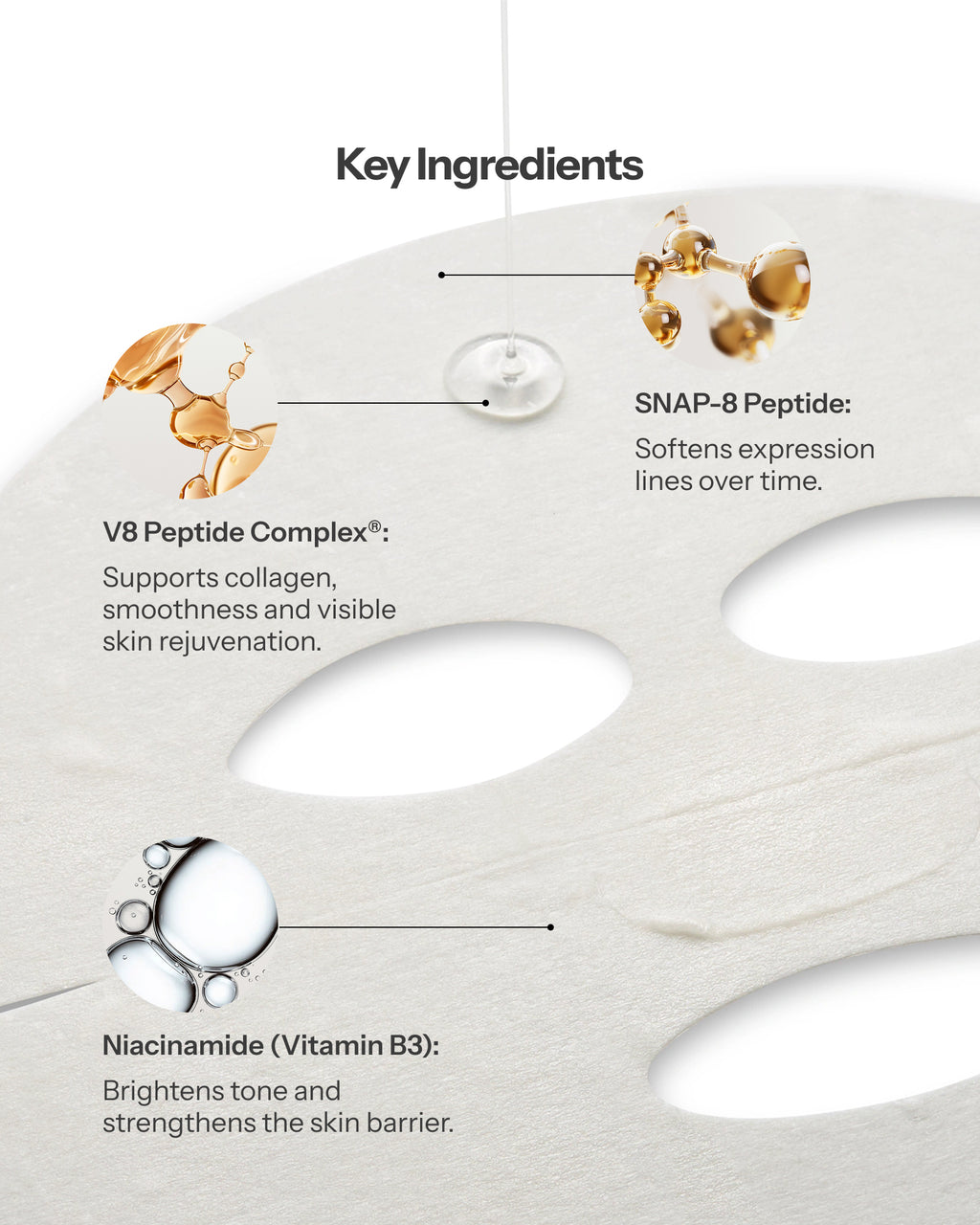 V8 Peptide Sheet Mask
