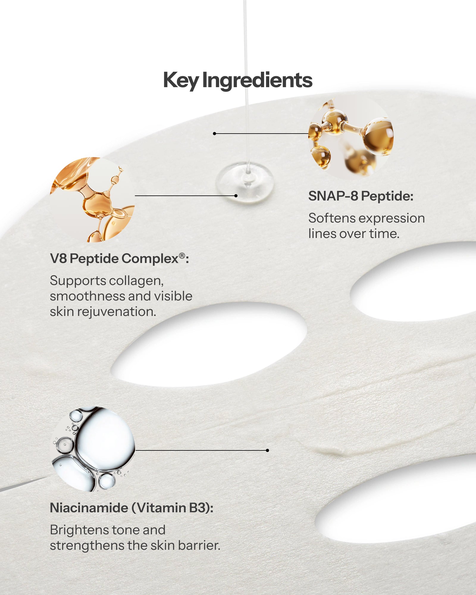 V8 Peptide Sheet Mask